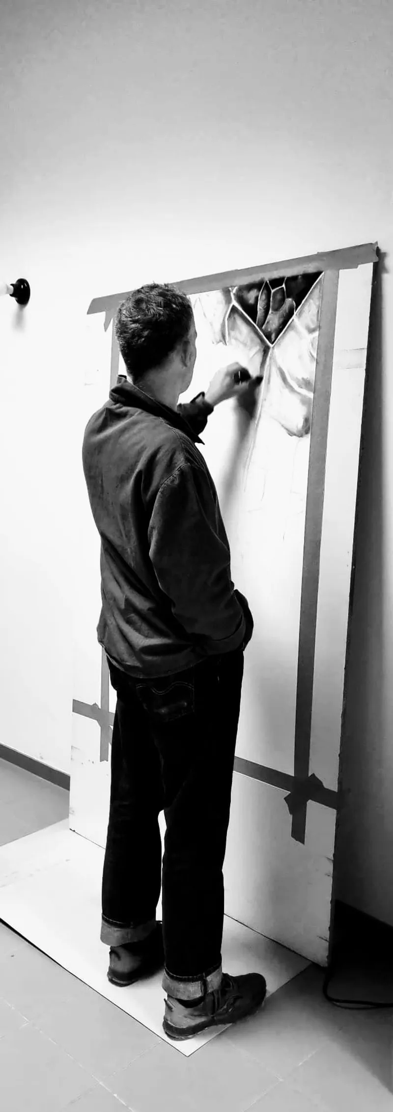 Dirk Van Spitaels in studio